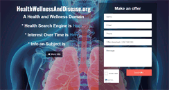 Desktop Screenshot of healthwellnessanddisease.org